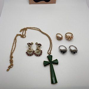 Random Damaged/Missing Stones Jewelry Lot